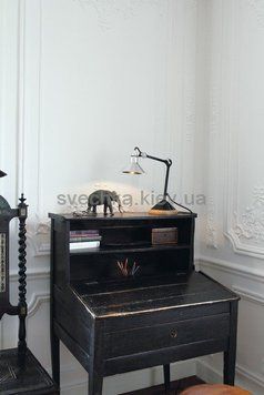 Настільна лампа Lampe Gras 207-Bl-Ch, Білий, Білий