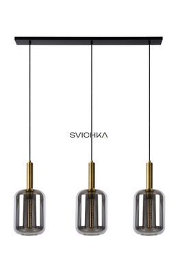 Подвесной светильник Lucide JOANET 3xE27 Smoke Grey