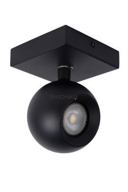 Потолочный точечный светильник Lucide FAVORI 1xGU10 Black