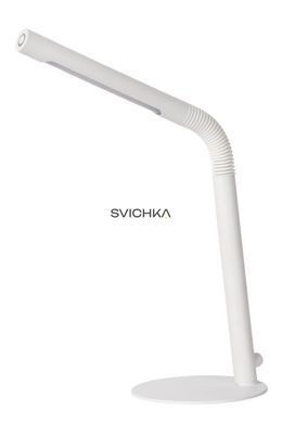 Акумуляторна настільна лампа Lucide GILLY Battery pack/batteries LED Dim. 1x3W 2700K White, WHITE, Чорний, Білий