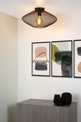 Потолочный светильник Lucide MESH &Oslash; 45 cm 1xE27 Black