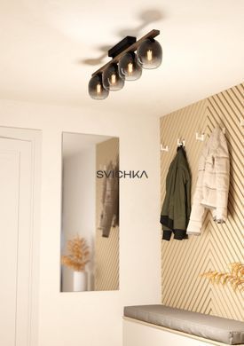 Потолочный светильник Eglo FILAGO, Black/Brown