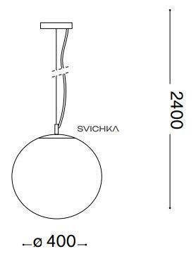 Подвесной светильник Ideal Lux MAPA FADE SP1 D40 161334