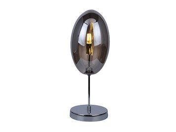 Настільна лампа AZzardo Diana Table AZ2151, Хром, Димчатий, Напівпрозорий, Хром