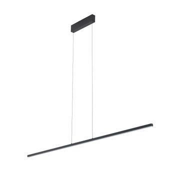 Підвісний світильник Nowodvorski BAR LED L, 3000K, Black, Чорний, Чорний, Чорний