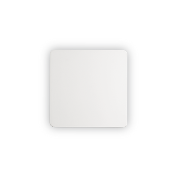 Бра Ideal Lux COVER AP1 SQUARE SMALL, Белый;Черный, Білий, Чорний, Білий, Білий
