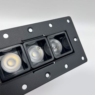 Встроенный светильник Skarlat RSL74145 3&times;2W BK 4000K