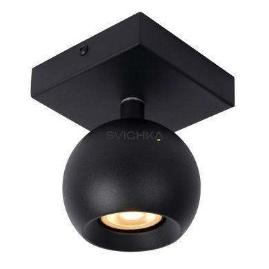 Потолочный точечный светильник Lucide FAVORI 1xGU10 Black
