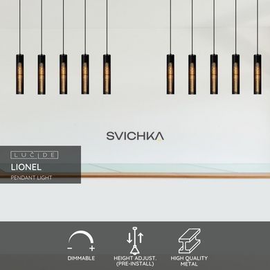 Подвесной светильник Lucide LIONEL 5xE27 Black