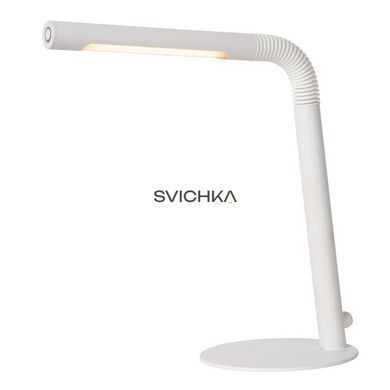 Акумуляторна настільна лампа Lucide GILLY Battery pack/batteries LED Dim. 1x3W 2700K White, WHITE, Чорний, Білий