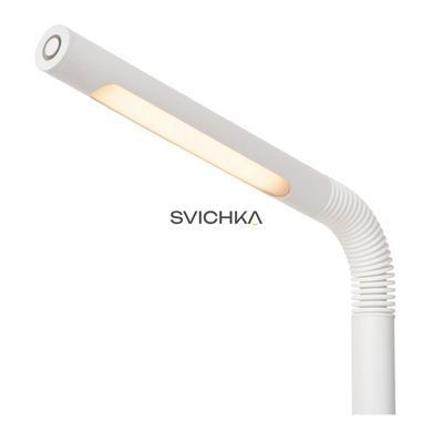 Акумуляторна настільна лампа Lucide GILLY Battery pack/batteries LED Dim. 1x3W 2700K White, WHITE, Чорний, Білий