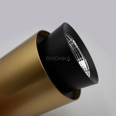 Накладной светильник Skarlat RSLC78014 15W GD+BK 3000K