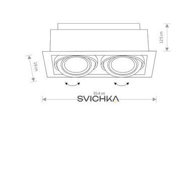 Встроенный светильник Nowodvorski 9574 DOWNLIGHT ES111