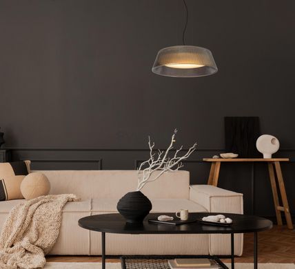 Подвесной светильник Lucide VIXI &Oslash; 45 cm LED 1x22,6W 2900K Smoke Grey