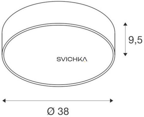 Настенно-потолочный светильник SLV MEDO 40 CW AMBIENT, 3000/4000K, TRIAC