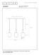 Подвесной светильник Lucide JOANET 3xE27 Smoke Grey, Smoke Grey, Дымчатый