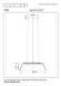 Подвесной светильник Lucide VIXI &Oslash; 45 cm LED 1x22,6W 2900K Smoke Grey, Smoke Grey