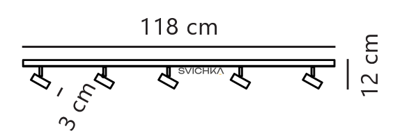 Спот Nordlux Omari 5, White