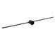 Настенный светильник для ванной Lucide MIZAR LED 1x11W 2700K IP44 Black, BLACK