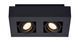 Потолочный точечный светильник Lucide XIRAX LED Dim to warm GU10 2x5W 2200K/3000K Black, BLACK