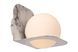Настенный светильник для ванной Lucide DAVY 1xG9 IP44 Grey, Grey, Опал, Опал