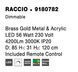 Підвісний світильник Nova luce Raccio Gold