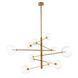 Підвісний світильник Eichholtz Chandelier Argento L, Brass