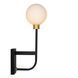 Настінний світильник для ванної Lucide BEREND 1xG9 IP44 Black, BLACK