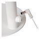 Акумуляторна настільна лампа Lucide GILLY Battery pack/batteries LED Dim. 1x3W 2700K White, WHITE, Чорний, Білий