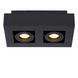 Потолочный точечный светильник Lucide XIRAX LED Dim to warm GU10 2x5W 2200K/3000K Black, BLACK