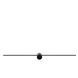 Настенный светильник для ванной Lucide MIZAR LED 1x11W 2700K IP44 Black, BLACK