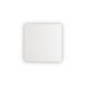 Бра Ideal Lux COVER AP1 SQUARE SMALL, Белый;Черный, Білий, Чорний, Білий, Білий