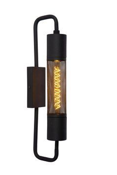Настінний світильник Lucide CALIXT 1xE27 Black, BLACK