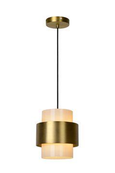 Підвісний світильник Lucide FIRMIN &Oslash; 20 cm 1xE27 Matt Gold / Brass, Matt Gold / Brass