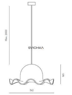 Подвесной светильник Aromas Chapeau, Green