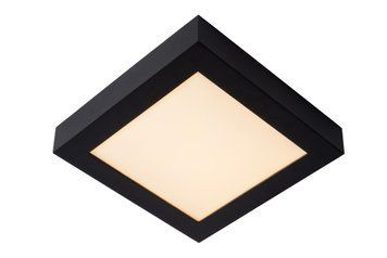 Стельовий світильник для ванної Lucide BRICE LED LED Dim. 1x22W 3000K IP44 Black, BLACK