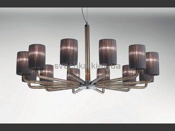 Люстри Sylcom 2120/12-FU, Дымчатый;Хром, Хром, Димчатий