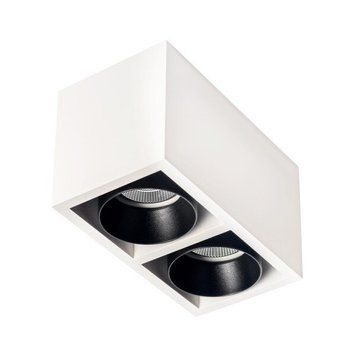 LED світильник COURSE 2 DIM 2*8,9W White&Black IP20 з вбудованим джерелом світла, Білий, Чорний, Білий, Чорний