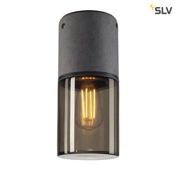 Світильник стельовий SLV LISENNE-O CL 231361, сірий, Сірий, Чорний, Димчатий