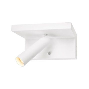 Настінне ліжечко бра SLV 1002140 KARPO Bedside (USB), Білий, Білий, Білий, Білий
