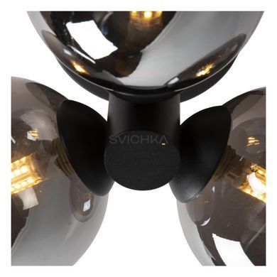 Потолочный светильник для ванной Lucide TRUDY &Oslash; 28 cm 3xG9 IP44 Black