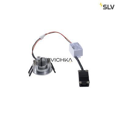 Світильник SLV NEW TRIA MINI DL ROUND SET 113976, Срібний, серебро, Алюміній Мат, Алюміній Мат