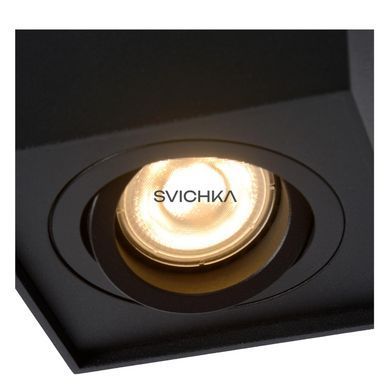 Потолочный точечный светильник Lucide TUBE 1xGU10 Black