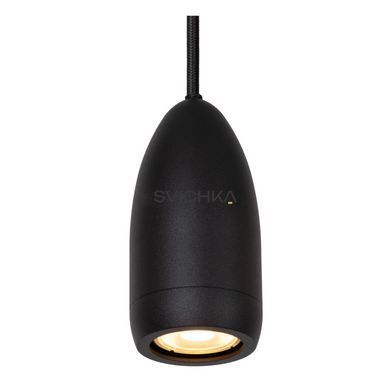 Подвесной светильник Lucide EVORA &Oslash; 10 cm 1xGU10 Black