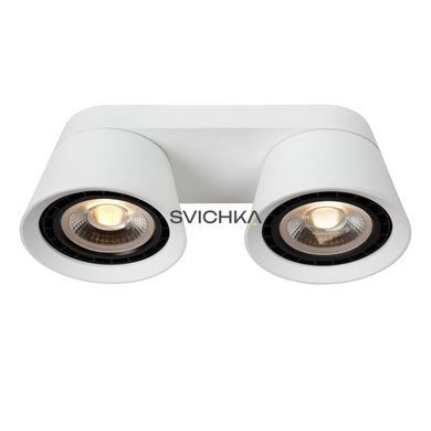 Потолочный точечный светильник Lucide TRIGONO 2xGU10 (ES111) White