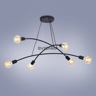 Люстра TK Lighting 2726 Helix - 2726, Чорний, Без плафону