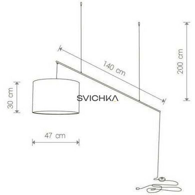 Подвесной светильник Nowodvorski FISHING ROD 9075