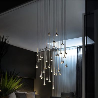 Підвісний світильник (LODES) Studio Italia Design Rain Chrome, Хром