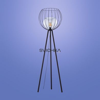 Торшер UNIVERSO TK-Lighting 5057-5057, Чорний, Димчатий, Прозорий, Чорний