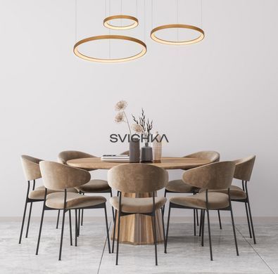 Подвесной светильник Lucide VIDAL LED Dim. 1x120W 2700K Matt Gold / Brass